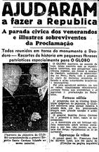 15 de Novembro de 1939, Geral, página 1