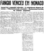 22 de Maio de 1950, Geral, página 1