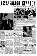 22 de Novembro de 1963, O Mundo, página 1