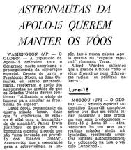 11 de Setembro de 1971, Geral, página 6