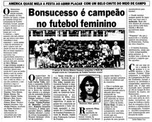 Futebol feminino foi atração de circo há um século - 26/07/2023