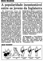 11 de Janeiro de 1985, Cultura, página 4