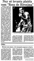 12 de Janeiro de 1985, Cultura, página 14