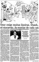 20 de Janeiro de 1985, Cultura, página 12