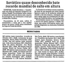 12 de Agosto de 1985, Esportes, página 8