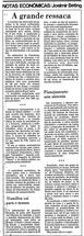 18 de Outubro de 1985, Economia, página 22