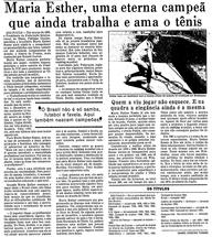 22 de Abril de 1986, Esportes, página 18