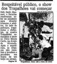16 de Julho de 1987, Jornais de Bairro, página 1
