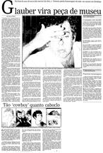15 de Março de 1989, Segundo Caderno, página 1