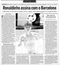 18 de Julho de 1996, Esportes, página 38