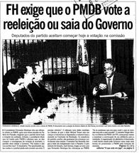 14 de Janeiro de 1997, Primeira Página, página 1