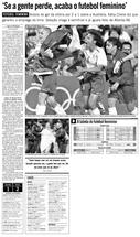 Futebol feminino foi atração de circo há um século - 26/07/2023 - Esporte -  Folha