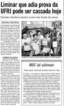 26 de Outubro de 2001, Rio, página 15