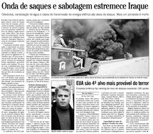 18 de Agosto de 2003, O Mundo, página 19