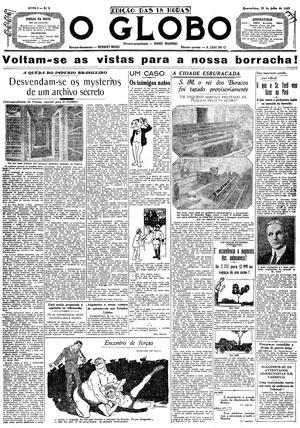 Página 1 - Edição de 29 de Julho de 1925