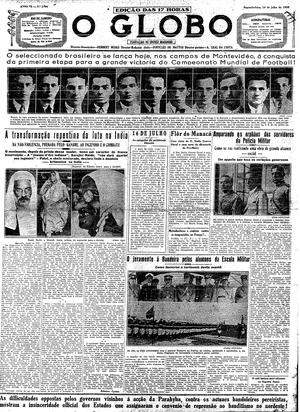Página 1 - Edição de 14 de Julho de 1930