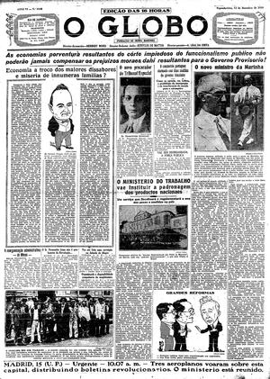 Página 1 - Edição de 15 de Dezembro de 1930