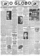 16 de Outubro de 1933, Geral, página 1