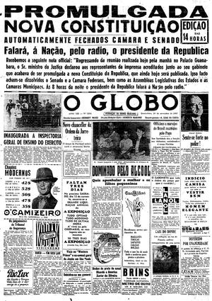 Página 1 - Edição de 10 de Novembro de 1937