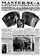 11 de Novembro de 1937, Geral, página 1
