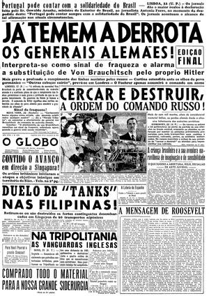 Página 1 - Edição de 22 de Dezembro de 1941