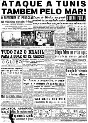 Página 1 - Edição de 03 de Maio de 1943