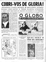 07 de Setembro de 1944, O Globo Expedicionário, página 1