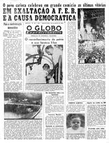 29 de Março de 1945, O Globo Expedicionário, página 1