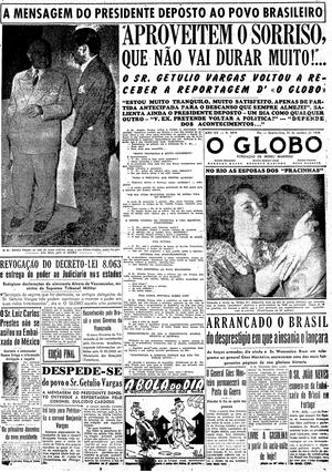 Página 1 - Edição de 31 de Outubro de 1945