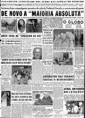 Página 1 - Edição de 19 de Abril de 1954