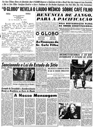 Página 1 - Edição de 25 de Novembro de 1955