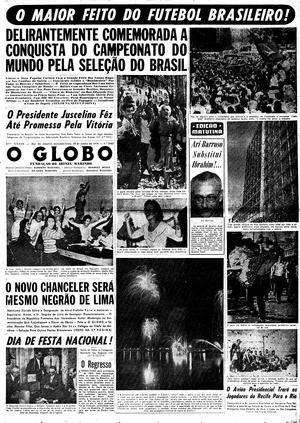 Página 1 - Edição de 30 de Junho de 1958