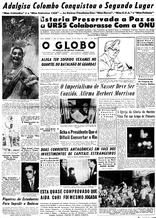 26 de Julho de 1958, Geral, página 1