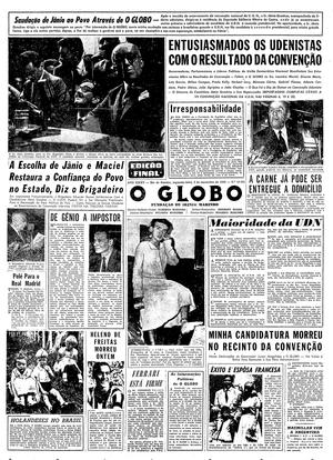 Página 1 - Edição de 09 de Novembro de 1959