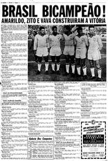18 de Junho de 1962, Caderno Brasil Bicampeão do Mundo, página 2