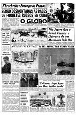 29 de Outubro de 1962, Geral, página 1