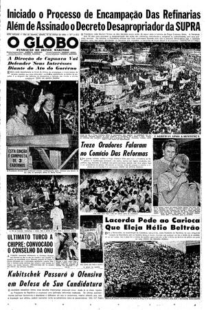 Página 1 - Edição de 14 de Março de 1964