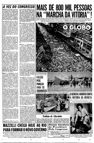 Página 1 - Edição de 03 de Abril de 1964
