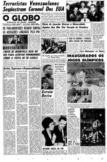 10 de Outubro de 1964, Geral, página 1