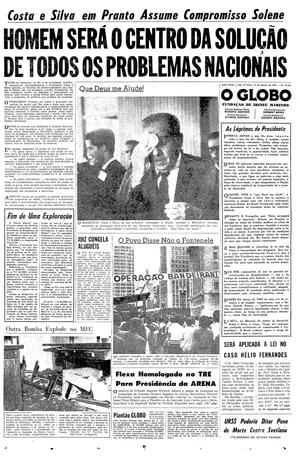 Página 1 - Edição de 17 de Março de 1967