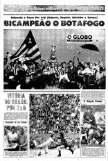 10 de Junho de 1968, Esportes, página 1