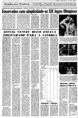 28 de Outubro de 1968, Esportes, página 3