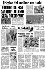 07 de Setembro de 1970, Geral, página 1