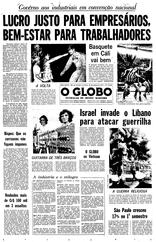 10 de Agosto de 1971, Geral, página 1
