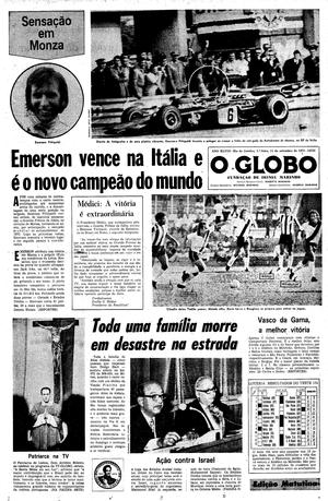 Página 1 - Edição de 11 de Setembro de 1972