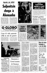 14 de Fevereiro de 1974, Primeira Página, página 1