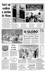 15 de Setembro de 1974, Primeira Página, página 1