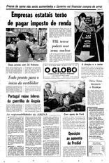 04 de Janeiro de 1975, Primeira Página, página 1
