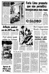 10 de Janeiro de 1975, Primeira Página, página 1