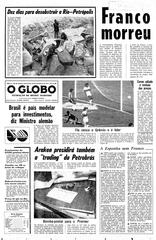20 de Novembro de 1975, Primeira Página, página 1